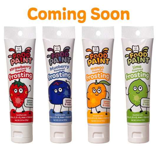 1 Case : 4 Flavor Bundle (2 tubes per flavor) - Better For You Frosting, For Kids!