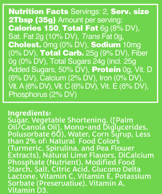 8 Tubes : 2 of each flavor - Raspberry, Mango, Lime & Blueberry!